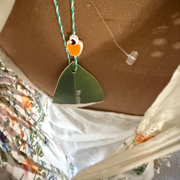 FARM RIO Off-White Sweet Bloom Bouquet Mini Dress NWT Size Small - Picture 6 of 10